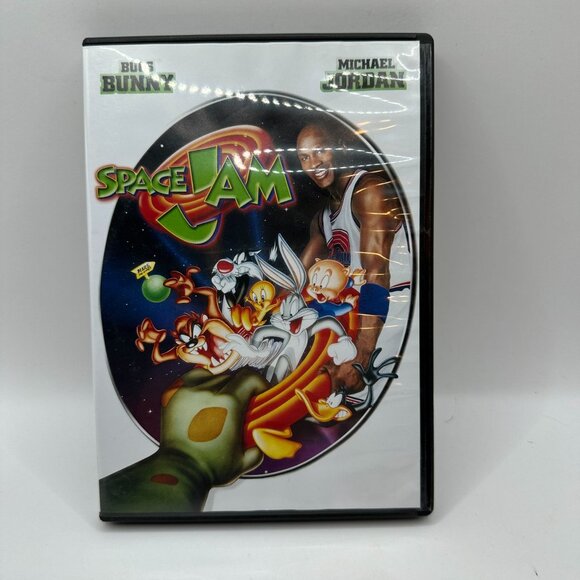 Space Jam DVD Bugs Bunny Michael Jordan Warner Bros 1996 PG Family Comedy - Picture 2 of 4